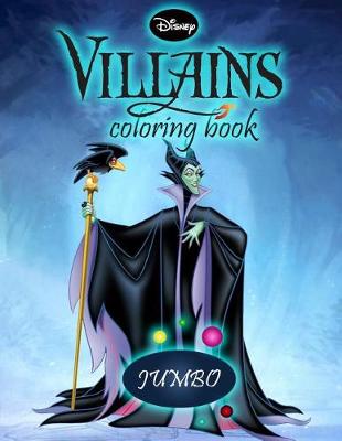Book cover for Villains Jumbo Coloring Book