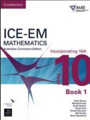 Book cover for ICE-EM Mathematics Australian Curriculum Edition Year 10 Teacher Resource Package