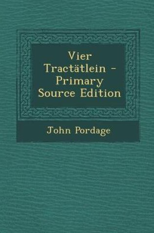 Cover of Vier Tractatlein