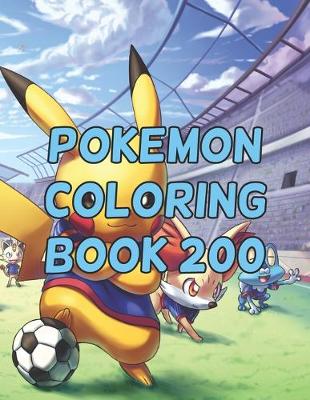 Book cover for Pokemon Coloring Book 200