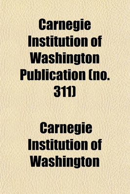 Book cover for Carnegie Institution of Washington Publication Volume 50