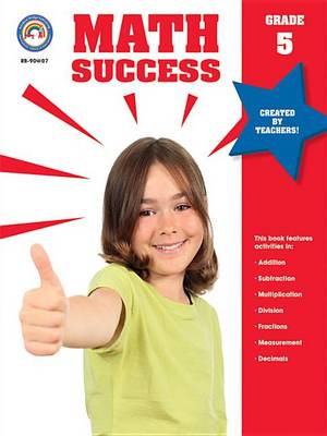 Book cover for Math Success, Grade 5