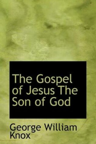 Cover of The Gospel of Jesus the Son of God