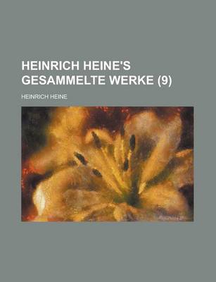 Book cover for Heinrich Heine's Gesammelte Werke (9 )