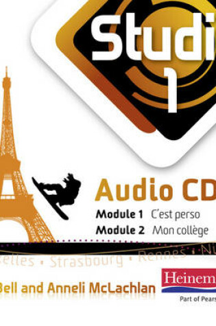 Cover of Studio 1 audio CDs (pack of 3) (11-14 French)