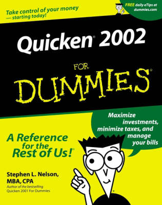 Book cover for Quicken 2002 for Dummies