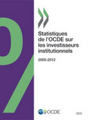 Book cover for Statistiques de L'Ocde Sur Les Investisseurs Institutionnels 2013