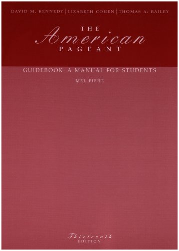 Book cover for Guidebook, Complete for Kennedy/Cohen/Bailey S the American Pageant, 13th