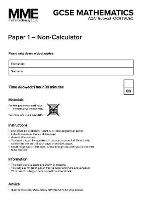 Cover of GCSE Maths Predicted Papers Foundation - Maths Made Easy