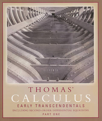 Book cover for Thomas' Calculus Early Transcendentals Part One with Second-Order Differential Equations