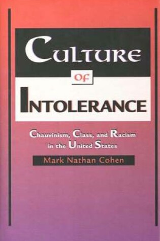 Cover of Culture of Intolerance