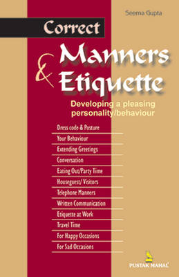 Book cover for Correct Etiquette and Manners for All Occasions