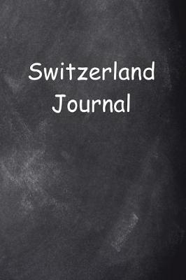 Cover of Switzerland Journal Chalkboard Design