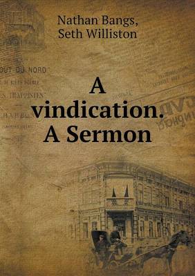 Book cover for A vindication. A Sermon