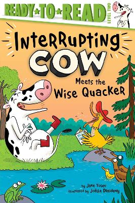 Book cover for Interrupting Cow Meets the Wise Quacker