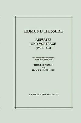 Book cover for Aufsatze Und Vortrage (1922-1937)