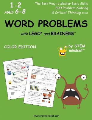 Book cover for Word Problems with Lego and Brainers Grades 1-2 Ages 6-8 Color Edition
