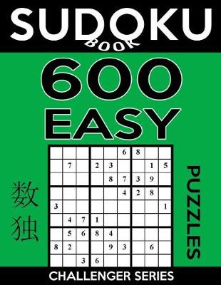 Cover of Sudoku Book 600 Easy Puzzles