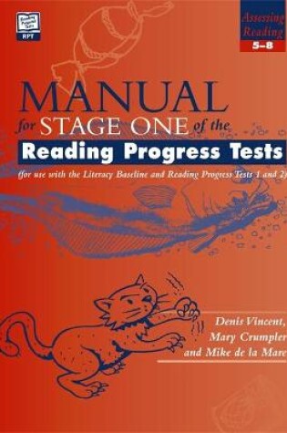 Cover of Reading Progress Tests, Stage One MANUAL