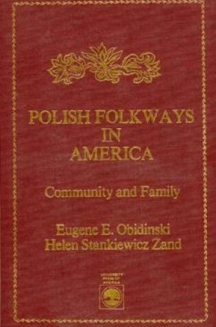Cover of Polish Folkways in America