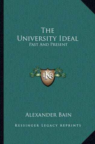 Cover of The University Ideal