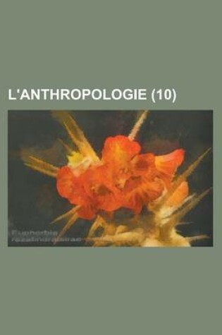 Cover of L'Anthropologie (10)