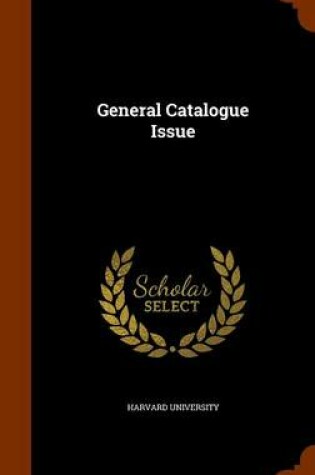Cover of General Catalogue Issue