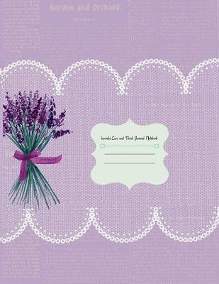 Book cover for Lavender Lace and Floral Journal Notebook