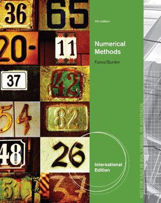 Book cover for Numerical Methods, International Edition