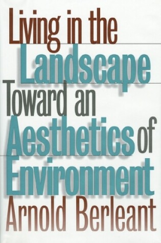 Cover of Living in the Landscape