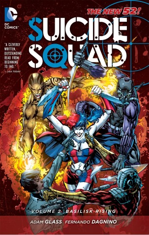 Book cover for Suicide Squad Vol. 2: Basilisk Rising (The New 52)