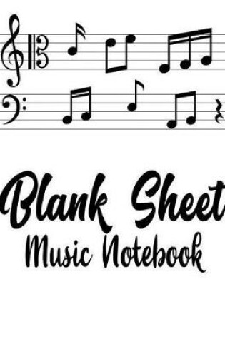 Cover of Blank Sheet Music Notebook