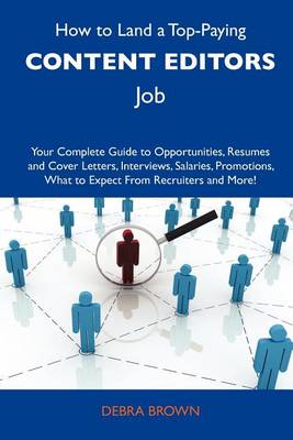 Book cover for How to Land a Top-Paying Content Editors Job