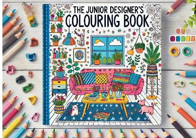 Book cover for Junior Designer's Colouring Book