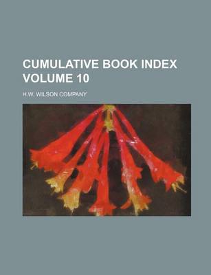 Book cover for Cumulative Book Index Volume 10