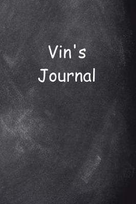 Cover of Vin Personalized Name Journal Custom Name Gift Idea Vin