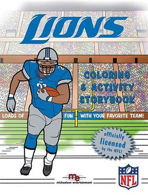 Book cover for Detroit Lions Coloring & Activ
