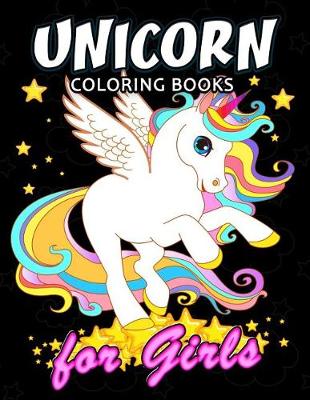 Book cover for Unicorn Coloring Book for Girls