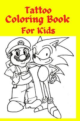 Book cover for Tattoo Coloring Book For Kids