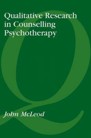 Cover of Qualitative Research in Counselling and Psychotherapy