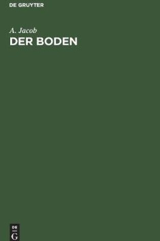 Cover of Der Boden