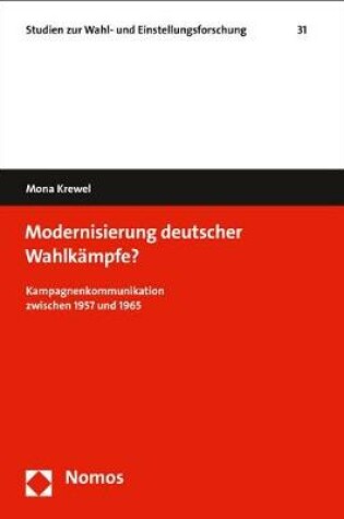 Cover of Modernisierung Deutscher Wahlkampfe?