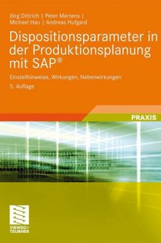 Cover of Dispositionsparameter in Der Produktionsplanung Mit SAP(R)