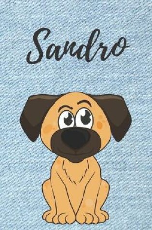 Cover of personalisiertes Notizbuch Hunde / Malbuch / Tagebuch / Journal / DIN A5 / Geschenk Sandro