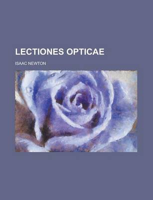 Book cover for Lectiones Opticae