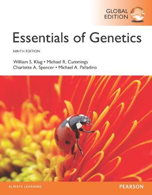Book cover for Essentials of Genetics with MasteringGenetics, Global Edition