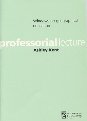 Cover of Windows on geographical education