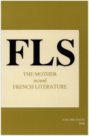 Cover of The Mother in/and French Literature