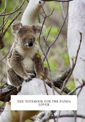 Book cover for panda notebook