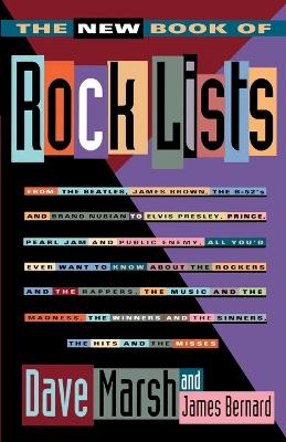 Cover of The New Book of Rock Lists